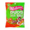 RJ's Fabulicious Duos Sour Rings 180g | Auckland Grocery Delivery Get RJ's Fabulicious Duos Sour Rings 180g delivered to your doorstep by your local Auckland grocery delivery. Shop Paddock To Pantry. Convenient online food shopping in NZ | Grocery Delivery Auckland | Grocery Delivery Nationwide | Fruit Baskets NZ | Online Food Shopping NZ Shop RJ’s Duo Sour Rings 180g at Paddock to Pantry – fruity, tangy lollies delivered fresh and fast with NZ-wide online grocery delivery.