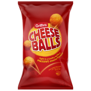 Griffin's Cheese Ball Corn Snacks 120g | Auckland Grocery Delivery Get Griffin's Cheese Ball Corn Snacks 120g delivered to your doorstep by your local Auckland grocery delivery. Shop Paddock To Pantry. Convenient online food shopping in NZ | Grocery Delivery Auckland | Grocery Delivery Nationwide | Fruit Baskets NZ | Online Food Shopping NZ 