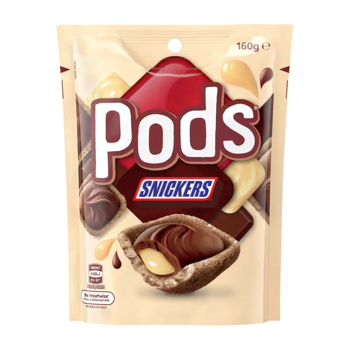 Pods Snickers | Auckland Grocery Delivery Get Pods Snickers delivered to your doorstep by your local Auckland grocery delivery. Shop Paddock To Pantry. Convenient online food shopping in NZ | Grocery Delivery Auckland | Grocery Delivery Nationwide | Fruit Baskets NZ | Online Food Shopping NZ Pods Snickers chocolate snacks. Crunchy biscuit shells with peanut, caramel and chocolate filling — shop treats online with convenient NZ grocery delivery.