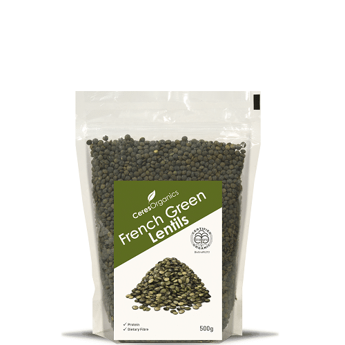 Ceres Organics Green Lentils 500g | Auckland Grocery Delivery Get Ceres Organics Green Lentils 500g delivered to your doorstep by your local Auckland grocery delivery. Shop Paddock To Pantry. Convenient online food shopping in NZ | Grocery Delivery Auckland | Grocery Delivery Nationwide | Fruit Baskets NZ | Online Food Shopping NZ With their delicate texture and rich taste, French Green Lentils are perfect for adding depth and nutrition to a variety of dishes. | Free delivery over $125
