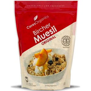 Ceres Organic Bircher Muesli 650g | Auckland Grocery Delivery Get Ceres Organic Bircher Muesli 650g delivered to your doorstep by your local Auckland grocery delivery. Shop Paddock To Pantry. Convenient online food shopping in NZ | Grocery Delivery Auckland | Grocery Delivery Nationwide | Fruit Baskets NZ | Online Food Shopping NZ Get Ceres Organic Bircher Muesli bags delivered to your door 7 days in Auckland and NZ wide overnight with Paddock To Pantry. | Free delivery on orders over $125. 