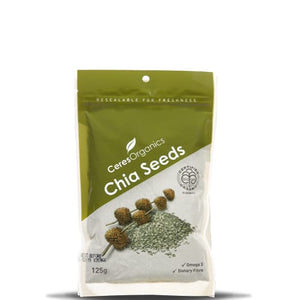 Ceres Organics Chia Seeds | Auckland Grocery Delivery Get Ceres Organics Chia Seeds delivered to your doorstep by your local Auckland grocery delivery. Shop Paddock To Pantry. Convenient online food shopping in NZ | Grocery Delivery Auckland | Grocery Delivery Nationwide | Fruit Baskets NZ | Online Food Shopping NZ Organic Chia Seeds - 125g Available for delivery to your doorstep with Paddock To Pantry’s Nationwide Grocery Delivery. Online shopping made easy in NZ