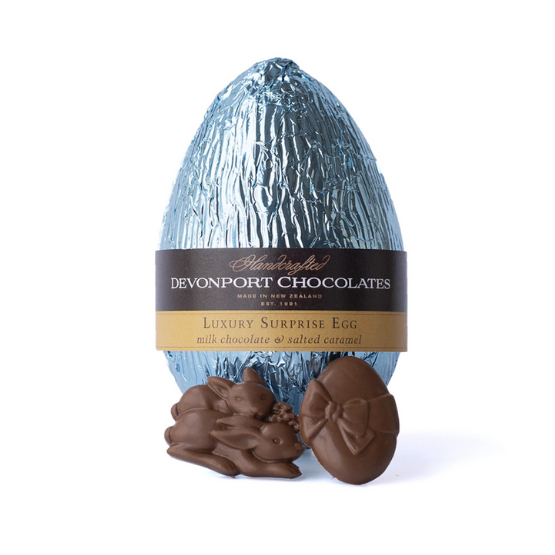 Devonport Chocolates Surprise Egg - Salted Caramel | Auckland Grocery Delivery Get Devonport Chocolates Surprise Egg - Salted Caramel delivered to your doorstep by your local Auckland grocery delivery. Shop Paddock To Pantry. Convenient online food shopping in NZ | Grocery Delivery Auckland | Grocery Delivery Nationwide | Fruit Baskets NZ | Online Food Shopping NZ Get a delicious salted caramel easter egg and other delicious easter eggs, easter bunnies and more delivered to your door 7 days in Auckland and 