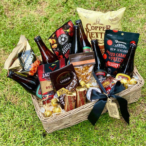 Craft Beer Lovers Gift Basket - Auckland Delivery | Auckland Grocery Delivery Get Craft Beer Lovers Gift Basket - Auckland Delivery delivered to your doorstep by your local Auckland grocery delivery. Shop Paddock To Pantry. Convenient online food shopping in NZ | Grocery Delivery Auckland | Grocery Delivery Nationwide | Fruit Baskets NZ | Online Food Shopping NZ The Perfect Gift For him filled with Craft Beer & delicious snacks including Bacon Bites, Devonport Chocolate, Beef Jerky and more. Laybuy & Afterp