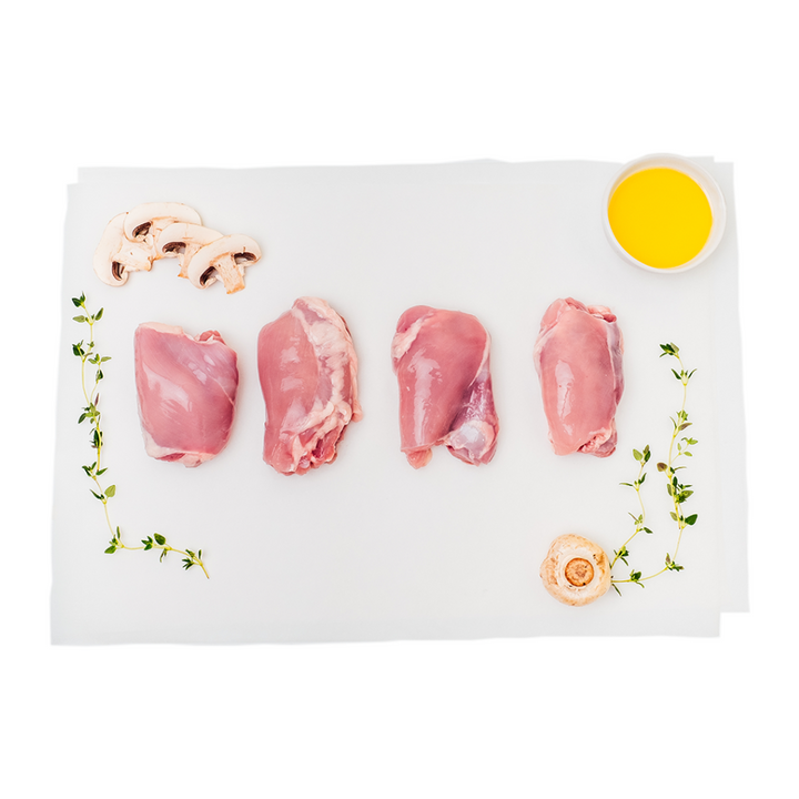 Chicken Thighs Skinless Boneless | Auckland Grocery Delivery Get Chicken Thighs Skinless Boneless delivered to your doorstep by your local Auckland grocery delivery. Shop Paddock To Pantry. Convenient online food shopping in NZ | Grocery Delivery Auckland | Grocery Delivery Nationwide | Fruit Baskets NZ | Online Food Shopping NZ Fresh, great-quality Chicken is an absolute must in the kitchen This Boneless, skinless Chicken Thighs are no exception and is packed with moisture-rich flavour