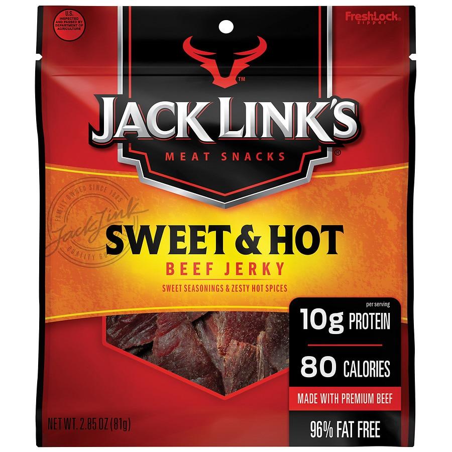 Jack Links Sweet & Hot Jerky | Auckland Grocery Delivery Get Jack Links Sweet & Hot Jerky delivered to your doorstep by your local Auckland grocery delivery. Shop Paddock To Pantry. Convenient online food shopping in NZ | Grocery Delivery Auckland | Grocery Delivery Nationwide | Fruit Baskets NZ | Online Food Shopping NZ 