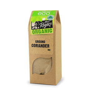 Mrs Roger Organic Ground Coriander | Auckland Grocery Delivery Get Mrs Roger Organic Ground Coriander delivered to your doorstep by your local Auckland grocery delivery. Shop Paddock To Pantry. Convenient online food shopping in NZ | Grocery Delivery Auckland | Grocery Delivery Nationwide | Fruit Baskets NZ | Online Food Shopping NZ Mrs Roger Organic Ground Coriander 30g delivered to your doorstep with Auckland grocery delivery from Paddock To Pantry. Convenient online food shopping in NZ