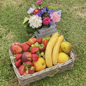 Fresh Fruit Basket - Small | Auckland Grocery Delivery Get Fresh Fruit Basket - Small delivered to your doorstep by your local Auckland grocery delivery. Shop Paddock To Pantry. Convenient online food shopping in NZ | Grocery Delivery Auckland | Grocery Delivery Nationwide | Fruit Baskets NZ | Online Food Shopping NZ Fresh, healthy & beautiful - a gift doesn't get more delightful than a fresh Fruit Basket. Whether you're after fresh fruit for the office or a healthy present for a loved one this hamper is su