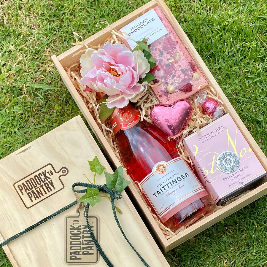 Pink Champagne Gift Basket | Auckland Grocery Delivery Get Pink Champagne Gift Basket delivered to your doorstep by your local Auckland grocery delivery. Shop Paddock To Pantry. Convenient online food shopping in NZ | Grocery Delivery Auckland | Grocery Delivery Nationwide | Fruit Baskets NZ | Online Food Shopping NZ Get your gift basket delivered for free as well as on your nominated delivery day! Order now and choose your perfect date. We deliver 7 days in Auckland and NZ wide overnight.
