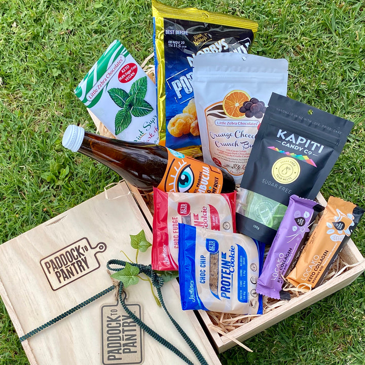 The Keto Gift Basket | Auckland Grocery Delivery Get The Keto Gift Basket delivered to your doorstep by your local Auckland grocery delivery. Shop Paddock To Pantry. Convenient online food shopping in NZ | Grocery Delivery Auckland | Grocery Delivery Nationwide | Fruit Baskets NZ | Online Food Shopping NZ 