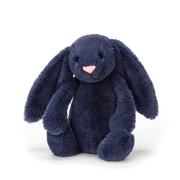 Jellycat Bashful Navy Bunny | Auckland Grocery Delivery Get Jellycat Bashful Navy Bunny delivered to your doorstep by your local Auckland grocery delivery. Shop Paddock To Pantry. Convenient online food shopping in NZ | Grocery Delivery Auckland | Grocery Delivery Nationwide | Fruit Baskets NZ | Online Food Shopping NZ Snuffly, snuggly Bashful Navy Bunny is here to say hello! Gorgeously soft in divine dark-blue fur, this lopsy bunny is up for an adventure. 