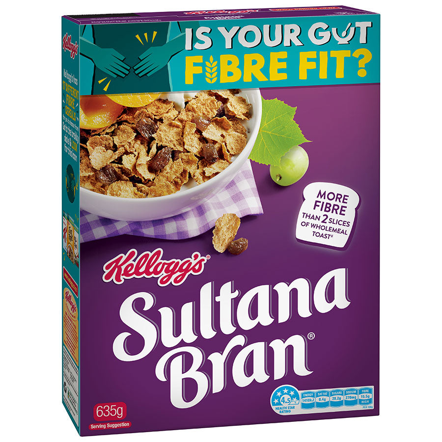 Kelloggs Sultana Bran 420g | Auckland Grocery Delivery Get Kelloggs Sultana Bran 420g delivered to your doorstep by your local Auckland grocery delivery. Shop Paddock To Pantry. Convenient online food shopping in NZ | Grocery Delivery Auckland | Grocery Delivery Nationwide | Fruit Baskets NZ | Online Food Shopping NZ 