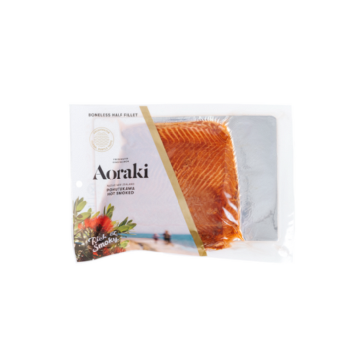 Aoraki Hot Smoked Pohutukawa Half Fillet | Auckland Grocery Delivery Get Aoraki Hot Smoked Pohutukawa Half Fillet delivered to your doorstep by your local Auckland grocery delivery. Shop Paddock To Pantry. Convenient online food shopping in NZ | Grocery Delivery Auckland | Grocery Delivery Nationwide | Fruit Baskets NZ | Online Food Shopping NZ Rich and Smokey Aorai Half Smoked Fillet By popular demand, The Limited Edition Pohutukawa Hot Smoked Fillet now comes in a handy half fillet.
