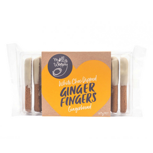Molly Woppy Ginger Fingers | Auckland Grocery Delivery Get Molly Woppy Ginger Fingers delivered to your doorstep by your local Auckland grocery delivery. Shop Paddock To Pantry. Convenient online food shopping in NZ | Grocery Delivery Auckland | Grocery Delivery Nationwide | Fruit Baskets NZ | Online Food Shopping NZ Molly Woppy gingerbread fingers dipped in creamy white choc. A match made in Heaven! Get delicious Molly Woppy and other fantastic NZ made brands like House Of Chocolate delivered to your door 
