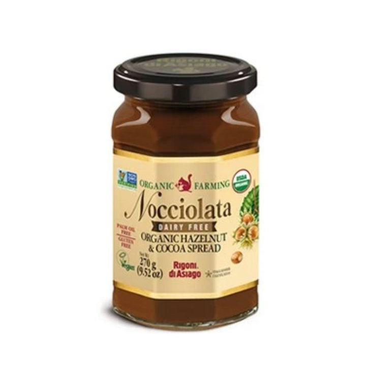 Nocciolata Vegan Hazelnut Spread | Auckland Grocery Delivery Get Nocciolata Vegan Hazelnut Spread delivered to your doorstep by your local Auckland grocery delivery. Shop Paddock To Pantry. Convenient online food shopping in NZ | Grocery Delivery Auckland | Grocery Delivery Nationwide | Fruit Baskets NZ | Online Food Shopping NZ Nutella, but Vegan! Nocciolata Dairy Free is the perfect dairy-free alternative to Nutella. Paddock To Pantry specialises in gourmet and everyday groceries. 