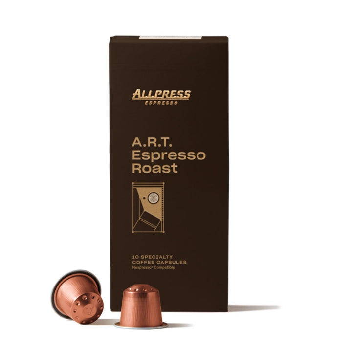 Allpress A.R.T Espresso Capsules | Auckland Grocery Delivery Get Allpress A.R.T Espresso Capsules delivered to your doorstep by your local Auckland grocery delivery. Shop Paddock To Pantry. Convenient online food shopping in NZ | Grocery Delivery Auckland | Grocery Delivery Nationwide | Fruit Baskets NZ | Online Food Shopping NZ Get delicious Allpress capsules delivered to your door. Paddock To Pantry delivers all your grocery & delivery needs 7 days | Grocery Delivery Auckland 