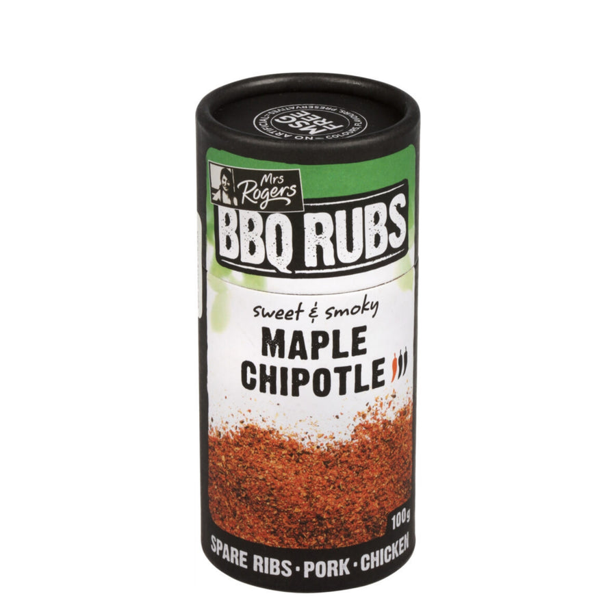 Mrs Rogers BBQ Rub - Maple Chipotle | Auckland Grocery Delivery Get Mrs Rogers BBQ Rub - Maple Chipotle delivered to your doorstep by your local Auckland grocery delivery. Shop Paddock To Pantry. Convenient online food shopping in NZ | Grocery Delivery Auckland | Grocery Delivery Nationwide | Fruit Baskets NZ | Online Food Shopping NZ 