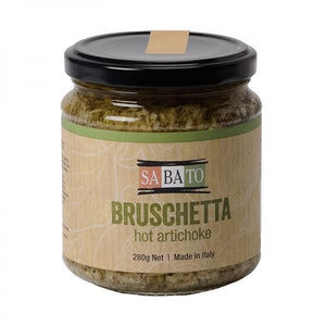 Sabato Artichoke Bruschetta | Auckland Grocery Delivery Get Sabato Artichoke Bruschetta delivered to your doorstep by your local Auckland grocery delivery. Shop Paddock To Pantry. Convenient online food shopping in NZ | Grocery Delivery Auckland | Grocery Delivery Nationwide | Fruit Baskets NZ | Online Food Shopping NZ Make quick and easy bruschetta in a matter of minutes with this delicious Sabato Artichoke bruschetta mix delivered straight to you. 