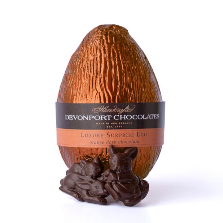 Devonport Chocolates Surprise Egg - Orange Dark Chocolate | Auckland Grocery Delivery Get Devonport Chocolates Surprise Egg - Orange Dark Chocolate delivered to your doorstep by your local Auckland grocery delivery. Shop Paddock To Pantry. Convenient online food shopping in NZ | Grocery Delivery Auckland | Grocery Delivery Nationwide | Fruit Baskets NZ | Online Food Shopping NZ Get a Devonport Chocolates Orange Dark Chocolate Easter Egg delivered to your door 7 days in Auckland or NZ wide overnight. Get fre