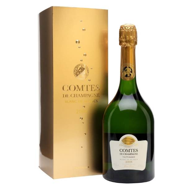 Comtes De Champagne Blanc De Blancs | Auckland Grocery Delivery Get Comtes De Champagne Blanc De Blancs delivered to your doorstep by your local Auckland grocery delivery. Shop Paddock To Pantry. Convenient online food shopping in NZ | Grocery Delivery Auckland | Grocery Delivery Nationwide | Fruit Baskets NZ | Online Food Shopping NZ The cream of Taittinger's Chardonnay crop - deep, rich creamy fruit, yet so elegant, refined and truly complex. The perfect gift for that perfect occasion. 