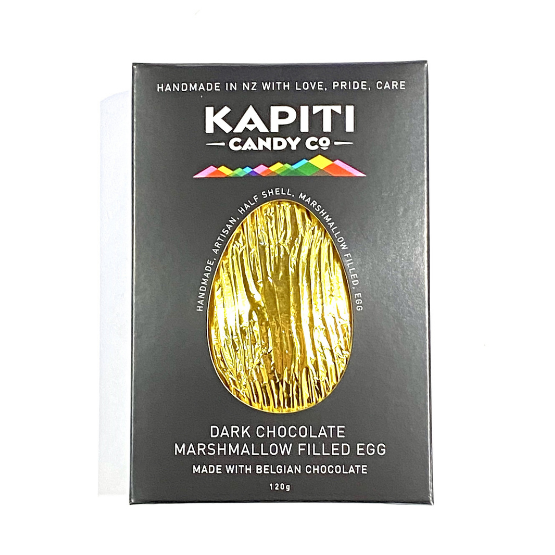 Kapiti Dark Choc Marshmallow Egg | Auckland Grocery Delivery Get Kapiti Dark Choc Marshmallow Egg delivered to your doorstep by your local Auckland grocery delivery. Shop Paddock To Pantry. Convenient online food shopping in NZ | Grocery Delivery Auckland | Grocery Delivery Nationwide | Fruit Baskets NZ | Online Food Shopping NZ Get a delicious Kapiti Dark Chocolate Marshmallow Egg delivered to your door 7 days in Auckland or NZ wide overnight. Get free overnight delivery on orders over $125. Paddock To Pan