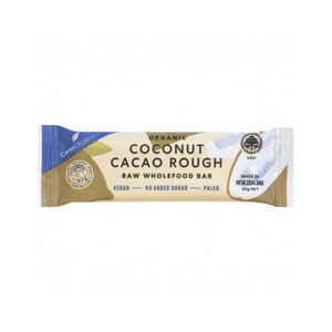 Ceres Organics Raw Wholefood Bar - Coconut Cacao Rough | Auckland Grocery Delivery Get Ceres Organics Raw Wholefood Bar - Coconut Cacao Rough delivered to your doorstep by your local Auckland grocery delivery. Shop Paddock To Pantry. Convenient online food shopping in NZ | Grocery Delivery Auckland | Grocery Delivery Nationwide | Fruit Baskets NZ | Online Food Shopping NZ CO Raw Coco Cacao Rough is a high-quality cacao product that brings the rich and intense flavour of raw cocoa to your culinary creations.