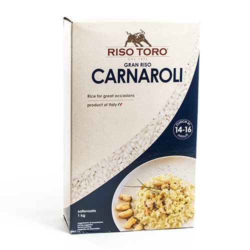 Riso Toro Gran Riso Carnaroli | Auckland Grocery Delivery Get Riso Toro Gran Riso Carnaroli delivered to your doorstep by your local Auckland grocery delivery. Shop Paddock To Pantry. Convenient online food shopping in NZ | Grocery Delivery Auckland | Grocery Delivery Nationwide | Fruit Baskets NZ | Online Food Shopping NZ Gran Riso Carnaroli 1kg Available for delivery to your doorstep with Paddock To Pantry’s Nationwide Grocery Delivery. Online shopping made easy in NZ