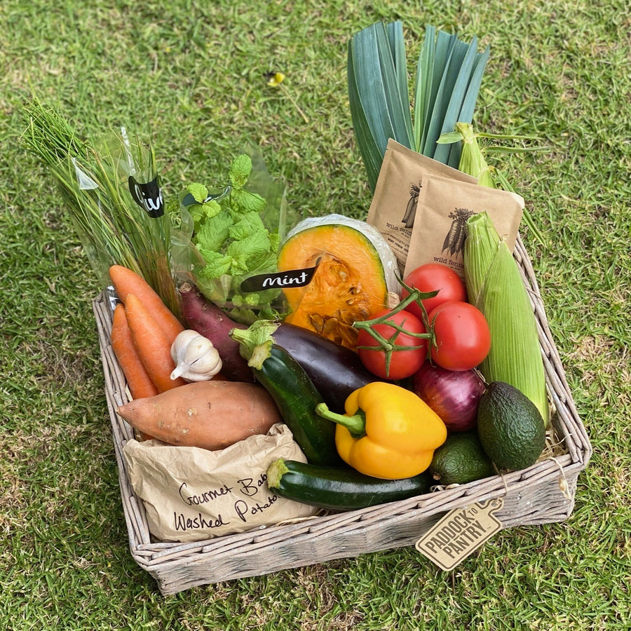 Vege Basket | Auckland Grocery Delivery Get Vege Basket delivered to your doorstep by your local Auckland grocery delivery. Shop Paddock To Pantry. Convenient online food shopping in NZ | Grocery Delivery Auckland | Grocery Delivery Nationwide | Fruit Baskets NZ | Online Food Shopping NZ Vegetables delivered Auckland Wide 7 Days a week. Get your groceries online in NZ & take the stress out of shopping. We cater to speciality diet groceries including Keto, Vegan & Gluten Free. Paddock To Pantry deliver groce