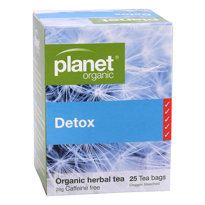 Ceres Planet Organic Detox Tea - 25 Bags | Auckland Grocery Delivery Get Ceres Planet Organic Detox Tea - 25 Bags delivered to your doorstep by your local Auckland grocery delivery. Shop Paddock To Pantry. Convenient online food shopping in NZ | Grocery Delivery Auckland | Grocery Delivery Nationwide | Fruit Baskets NZ | Online Food Shopping NZ Planet Organic Detox herbal tea provides natural clarity and purity through the synergy of a carefully balanced blend of herbs | Paddock to Pantry 
