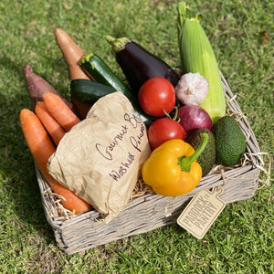 Vege Basket - Small | Auckland Grocery Delivery Get Vege Basket - Small delivered to your doorstep by your local Auckland grocery delivery. Shop Paddock To Pantry. Convenient online food shopping in NZ | Grocery Delivery Auckland | Grocery Delivery Nationwide | Fruit Baskets NZ | Online Food Shopping NZ Get fresh Veges delivered to your door in Auckland today - we deliver groceries and gift baskets 7 days a week in Auckland. 
Get your groceries online NZ and take the stress out of your shop. We cater to Veg