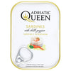 Adriatic Queen Sardines with Hot Pepper 105g | Auckland Grocery Delivery Get Adriatic Queen Sardines with Hot Pepper 105g delivered to your doorstep by your local Auckland grocery delivery. Shop Paddock To Pantry. Convenient online food shopping in NZ | Grocery Delivery Auckland | Grocery Delivery Nationwide | Fruit Baskets NZ | Online Food Shopping NZ Buy Adriatic Queen Sardines with Hot Pepper at Paddock to Pantry. Spicy, protein-rich seafood delivered fast from NZ’s trusted online grocery and deli store.